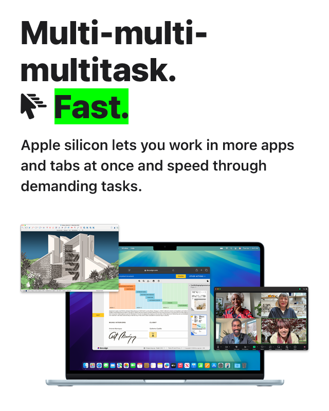 Multi-multi-multitask. Fast. With great  power comes  great security.
