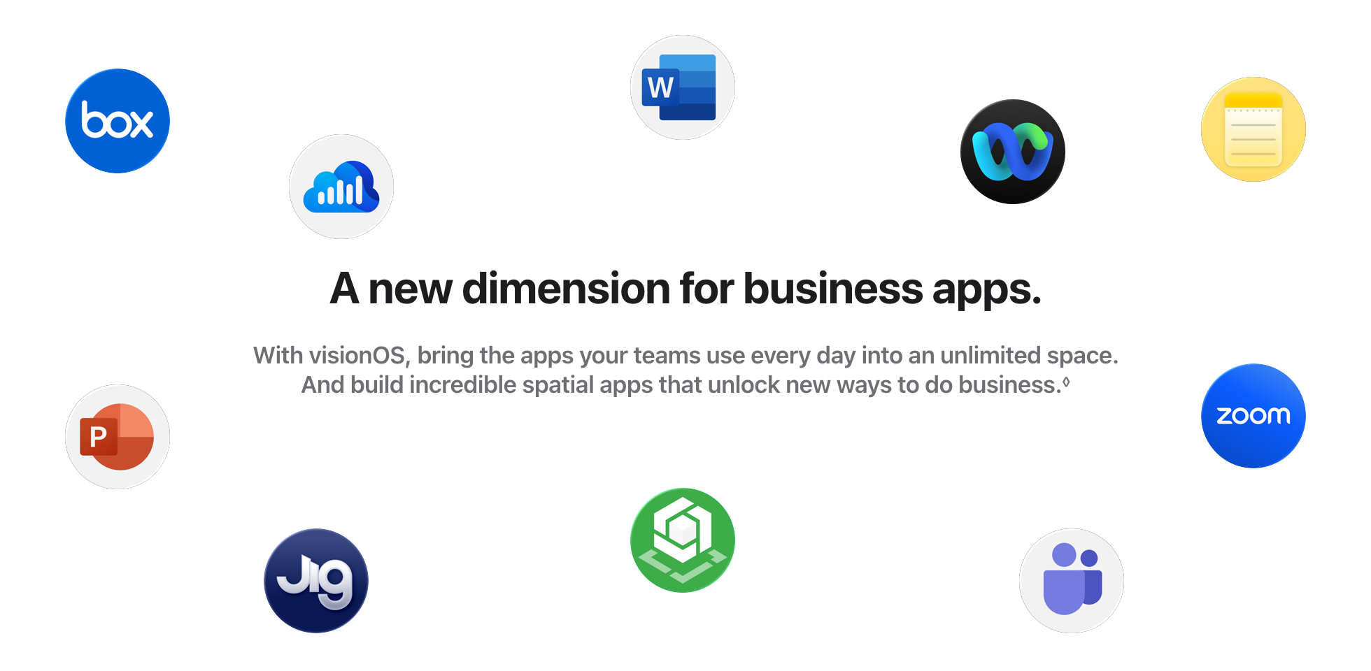 A new dimension for business apps