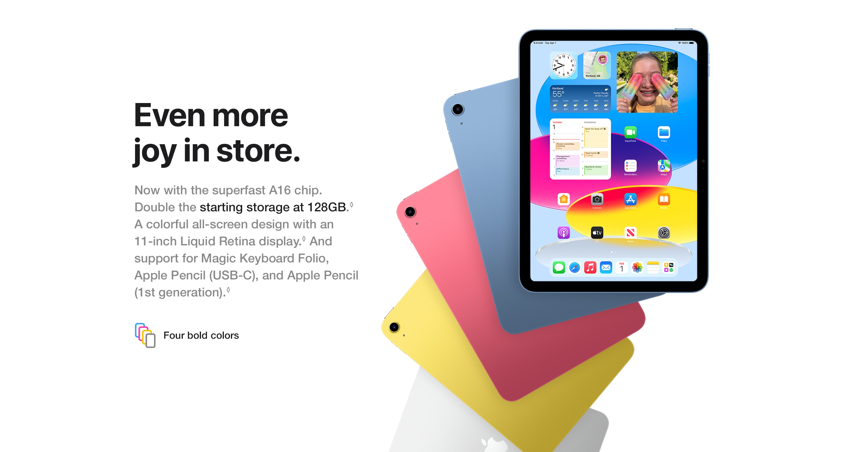 Even more joy in store.