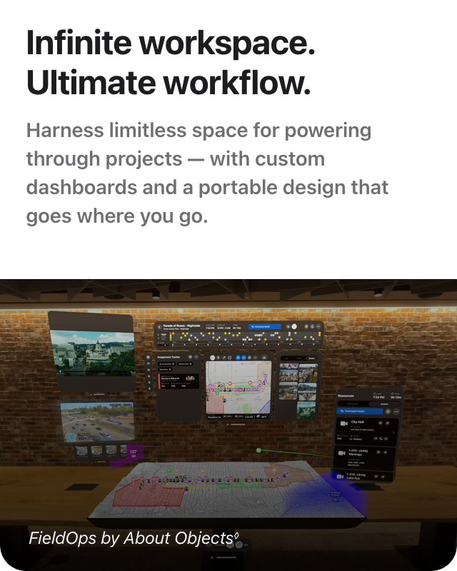 Infinite workspace. Ultimate workflow.