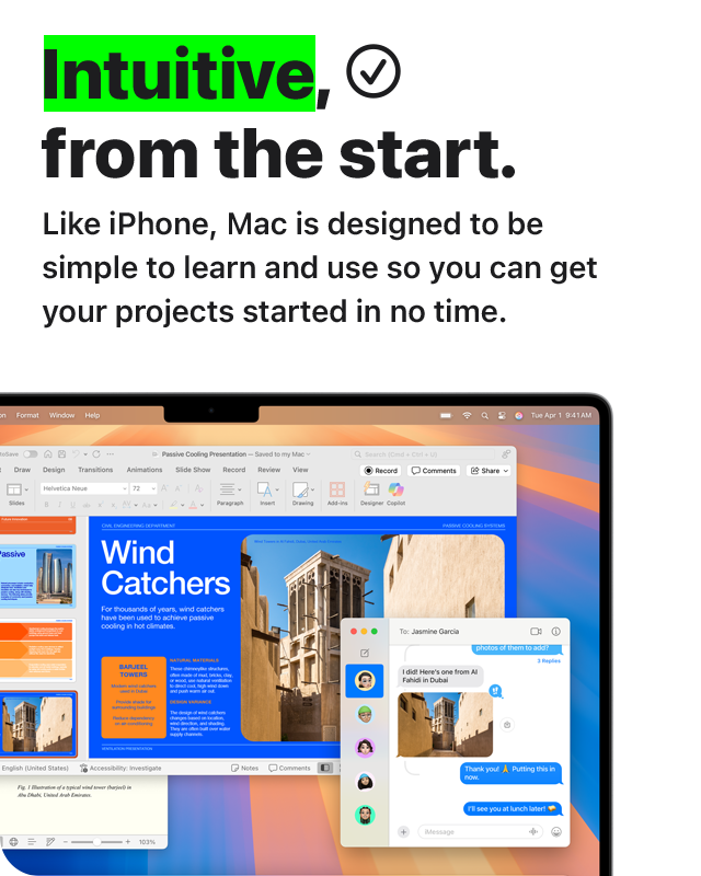 Intuitive,  from the start.