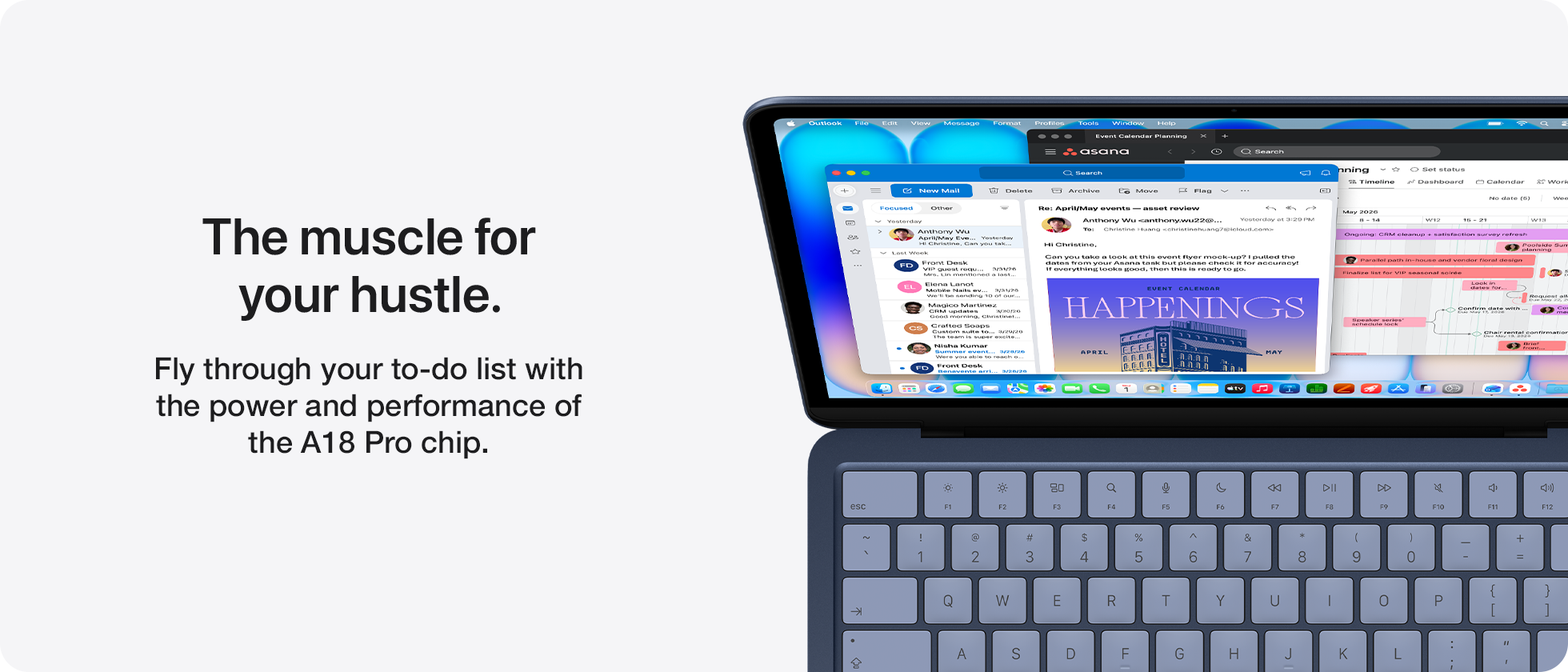 The muscle for your hustle.