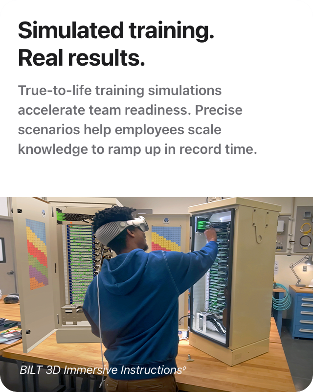 Simulated training. Real results.