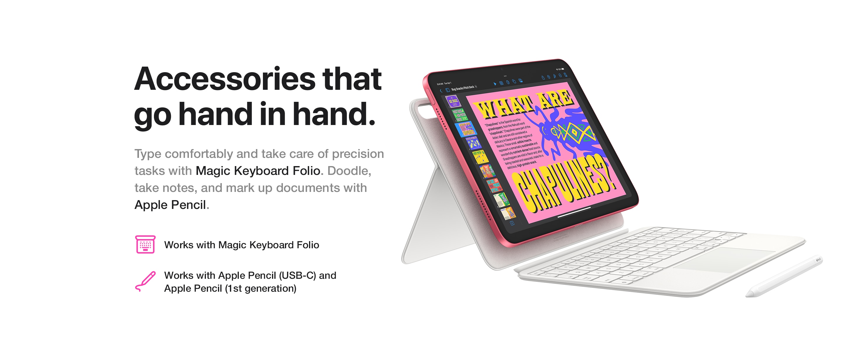 Accessories that go hand in hand.