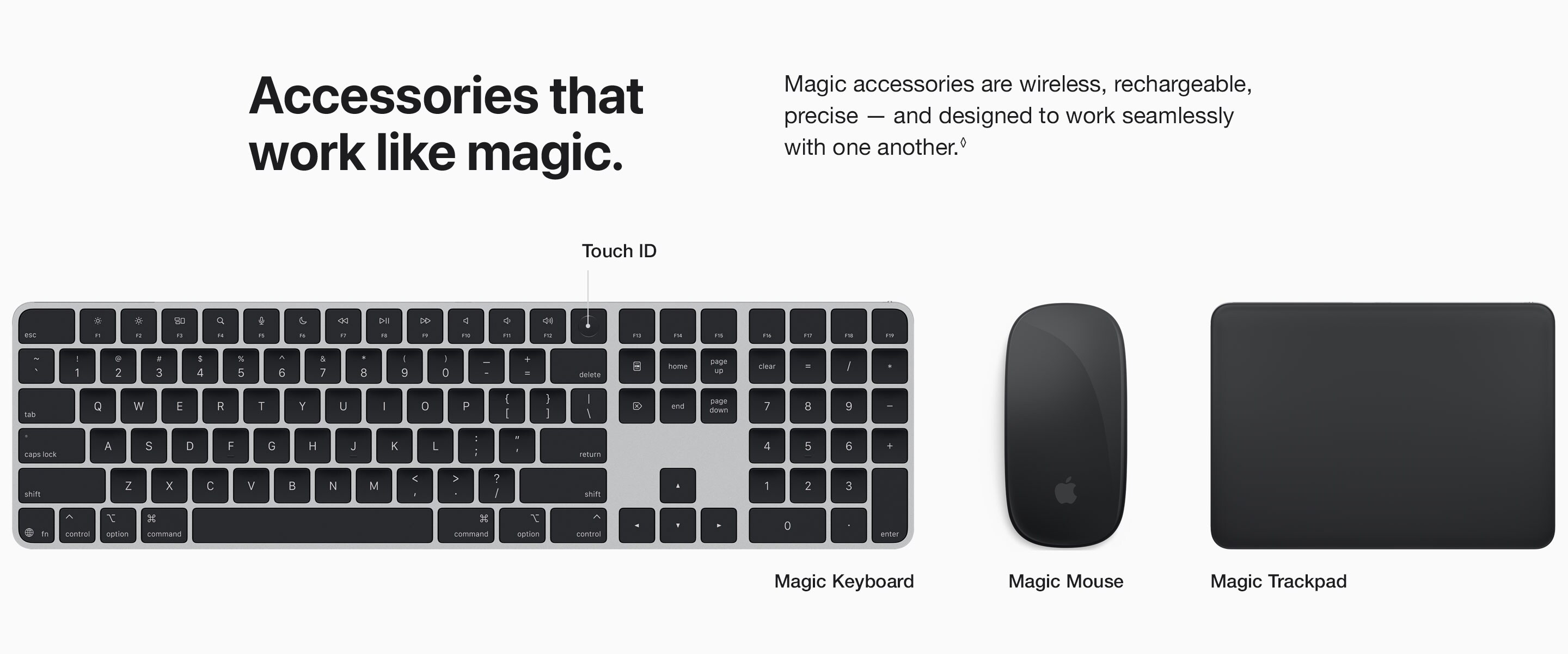 Accessories that work like magic.