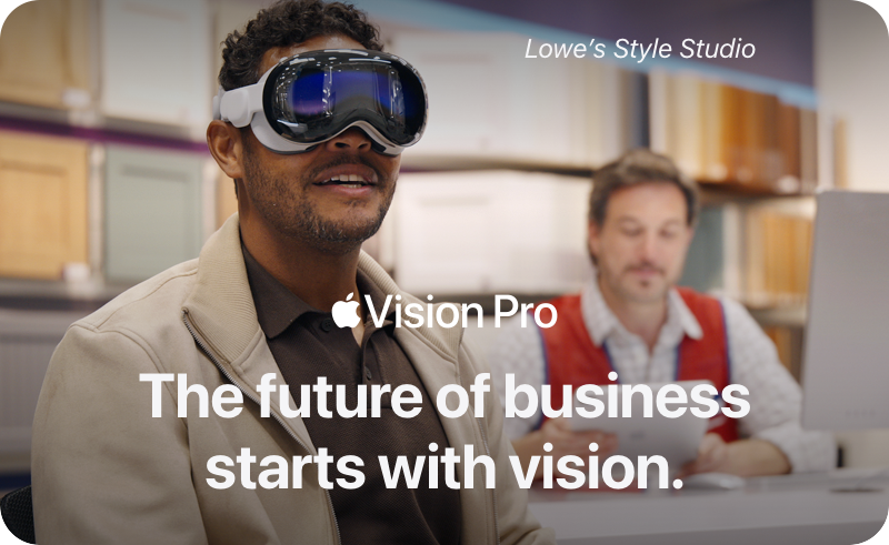 Apple Vision Pro - The future of business starts with vision.