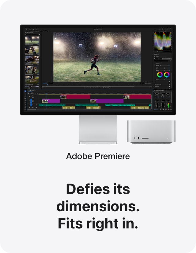 Defies its dimensions. Fits right in.