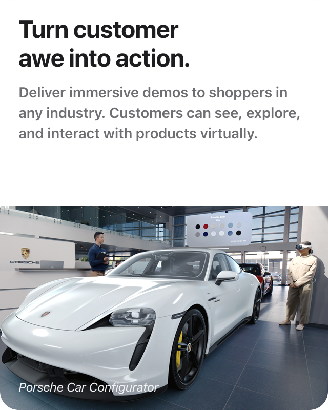 Turn customer awe into action.