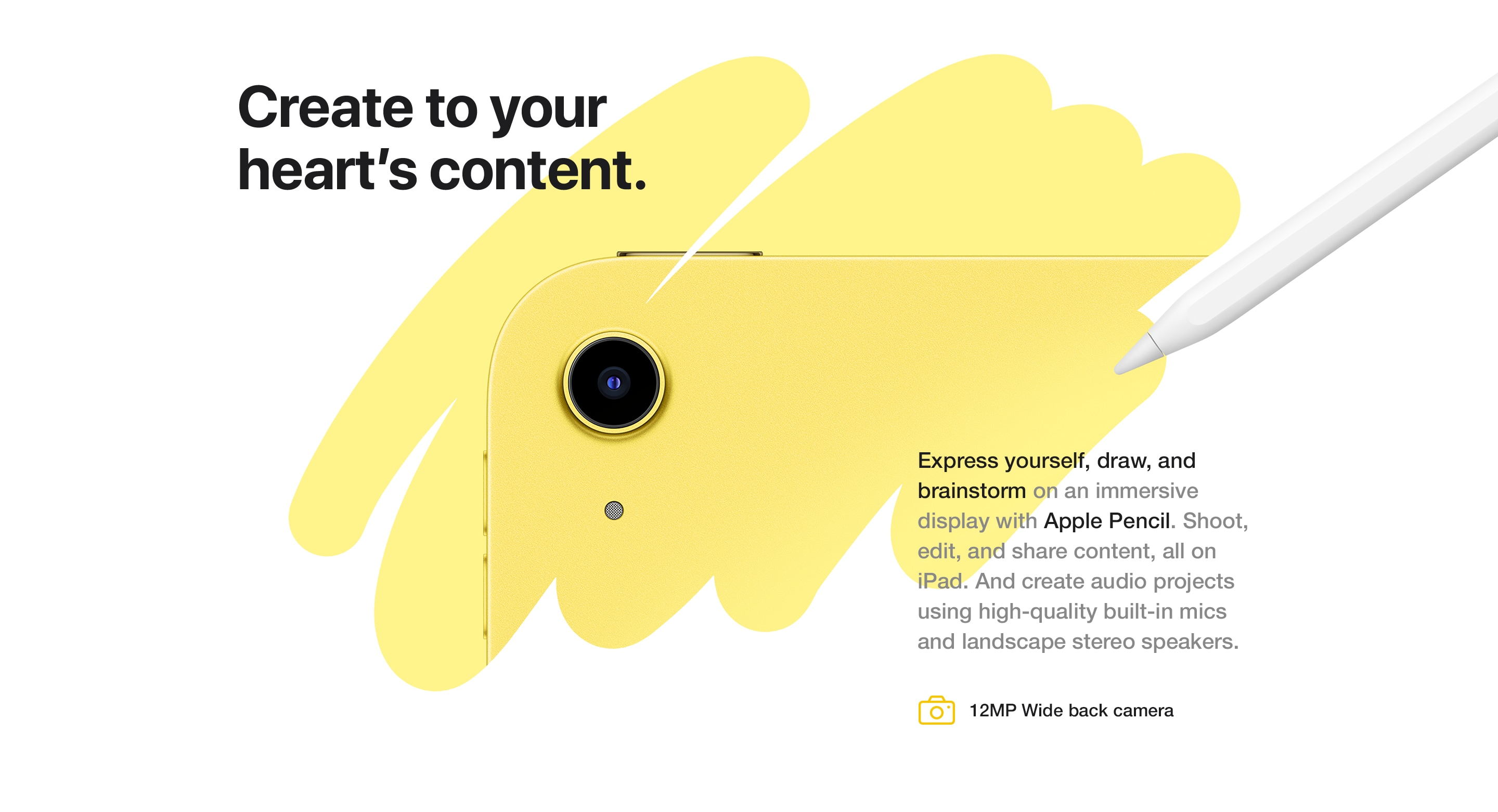 Create to your heart&rsquo;s content.