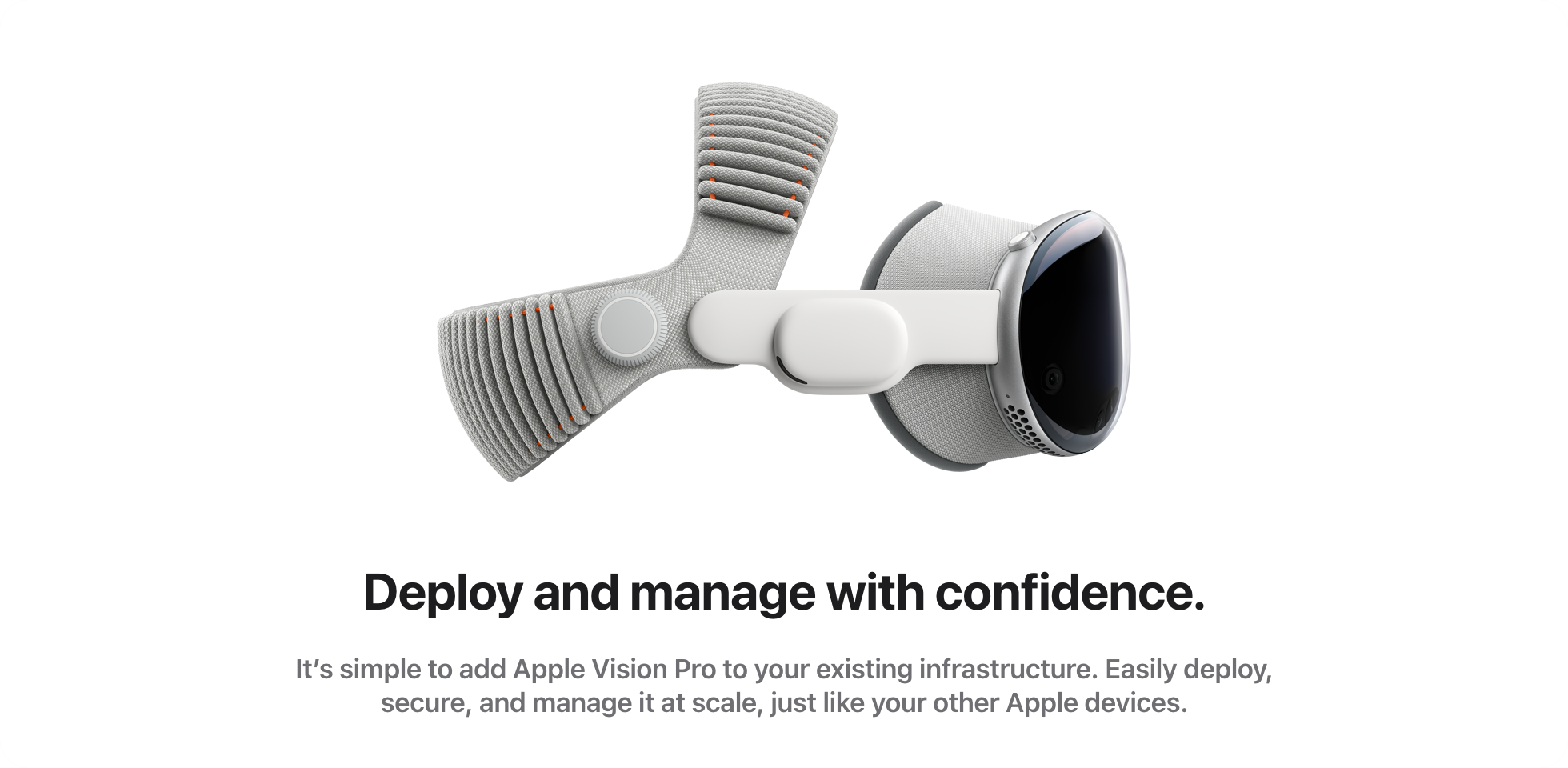 Deploy and manage with confidence.