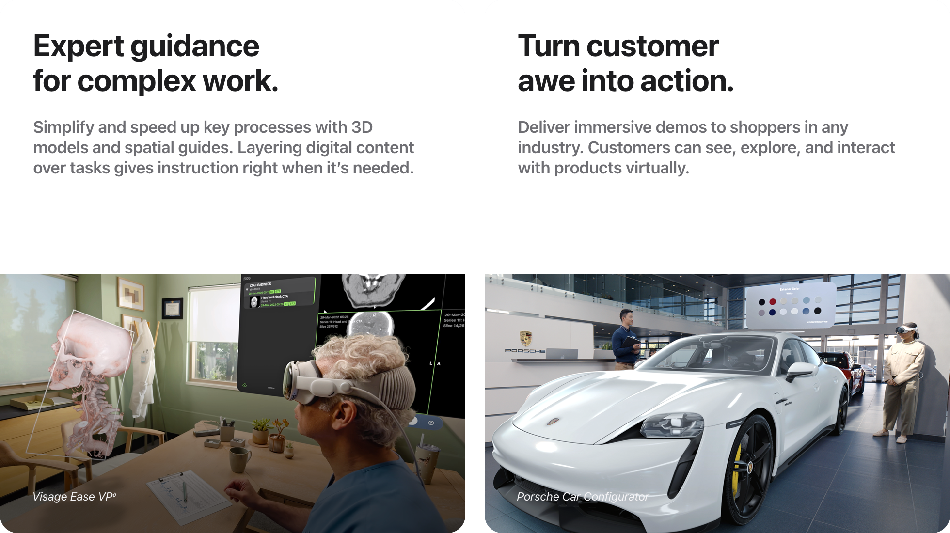 Expert guidance for complex work. Turn customer awe into action.