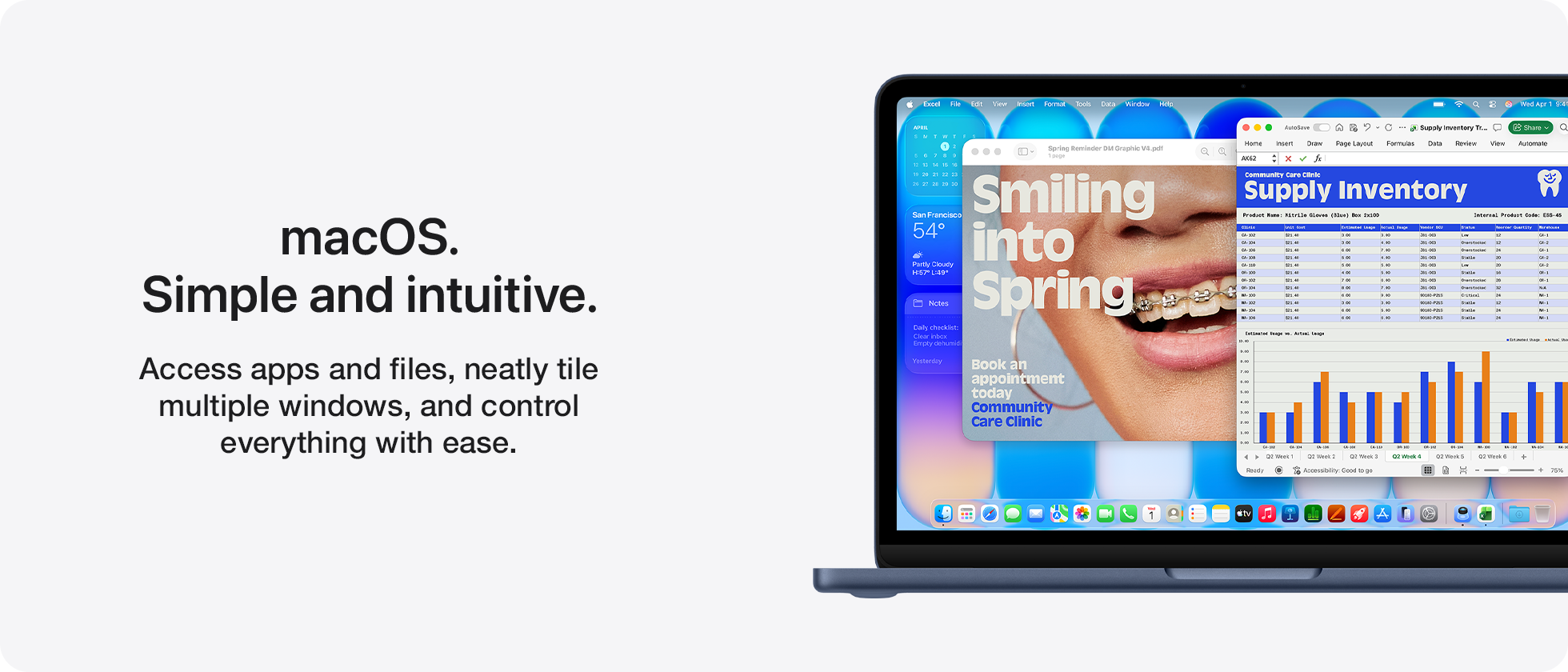 macOS. Simple and intuitive.