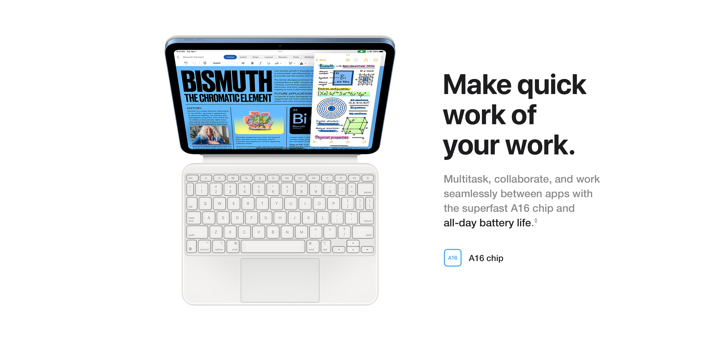 Make quick work of your work.