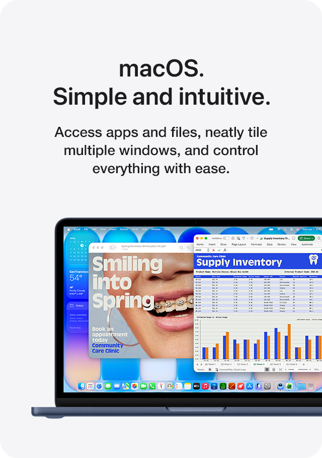 macOS. Simple and intuitive.