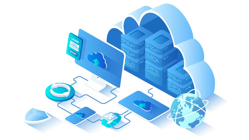 Illustration showing Cloud Networking (foundation) and NaaS (delivery) as layered components connected to security frameworks like SASE and Zero Trust.